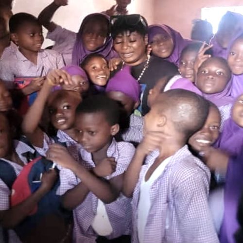 School Children in Sierra Leone, looked after by Khalisha Hope Charity